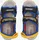 GEOX Android Sandalen Black / Royal 33