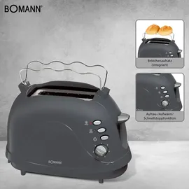 Bomann TA 246 CB grau