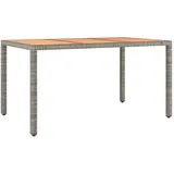 vidaXL Gartentisch 90 x 75 cm Grau