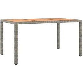 vidaXL Gartentisch 90 x 75 cm Grau