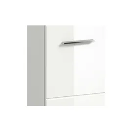 VCM Ice Waschbeckenunterschrank inkl. Waschbecken 2 Türen weiß Hochglanz weiß