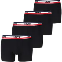 Levi's LEVIS MEN REPEAT SPW LOGO BOXER BRIEF Navy / Grau XL 4er Pack