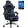 GTPLAYER Gaming Stuhl Stoff Blau