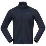 Bergans Rabot Merino Fleecejacke navyblau L