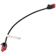 goobay CAT 6 Slim-Patchkabel, U/UTP, Schwarz