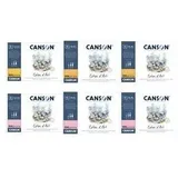 Canson Aquarellblock Coton d'Art 12 Blatt 300 g/m2 naturweiß