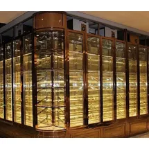 JV Möbel Weinschrank Weinkühlschrank Weindisplay Weinmöbel Weinlagerregal