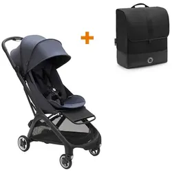 bugaboo Buggy Butterfly complete Black/Stormy Blue inklusive gratis Transporttasche