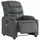 vidaXL Massagesessel Elektrisch Kunstleder 93 x 99,5 x 0 cm Grau