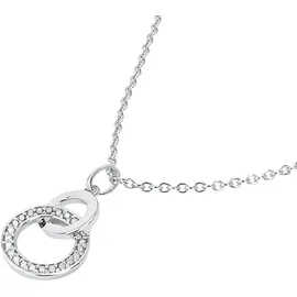 Tom Tailor Kette mit Anhänger Silber / Glas