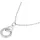 Tom Tailor Kette mit Anhänger Silber / Glas