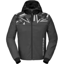 Spidi Evo Sport Motorrad Hoodie, schwarz-grau, Größe M für Männer