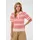 St Tropez Strickpullover PilaSZ Chalk Pink / Rot / Multi Stripe M