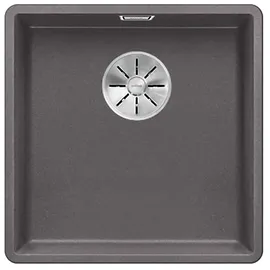 Blanco Subline 400-F felsgrau + Handbetätigung + InFino