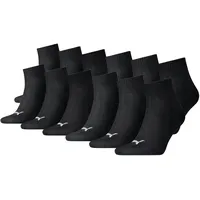 Puma Quarter Socken 12-Pack schwarz 47-49