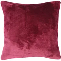 BestLivings Kissenhülle Kuschel Celina 50 x 50 cm Aubergine