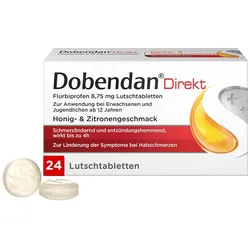 Dobendan Direkt Lutschtabletten gegen Halsschmerzen