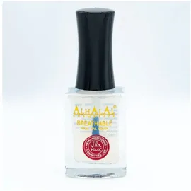 alhalal cosmetics ug germany AL-181 FARWA Halal Atmungsaktiver Nagellack rot/weiß 8 ml