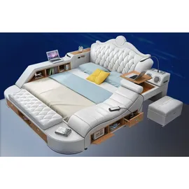 xl moebel gmbh Chesterfield 180 x 200 cm Weiß
