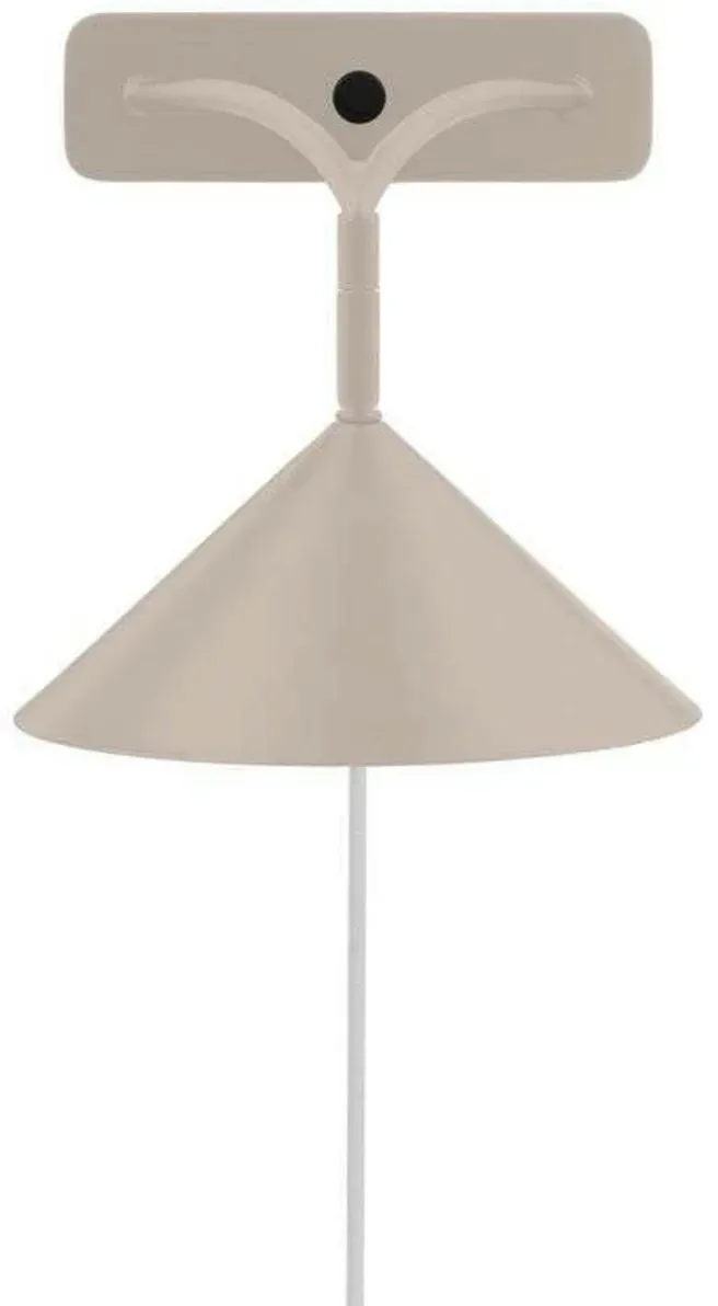Wandleuchte Globen Lighting, Beige, für Schlafzimmer, Metall - 20 - 20.5