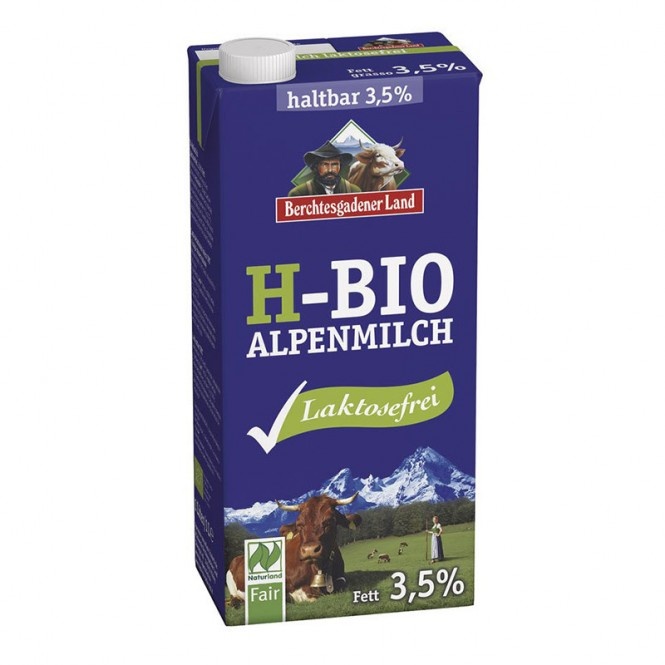 Berchtesgadener Land H-Alpenmilch 3 5% laktosefrei bio