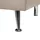 Beliani Schlafsofa HASLE Stoff Sandbeige 3-Sitzer