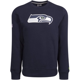 New Era - NFL Seattle Seahawks Logo Sweatshirt - Navy Größe S