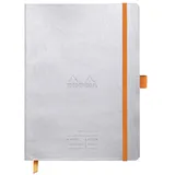 Rhodia Meeting Book A5+ 80 Blatt 90 g silber