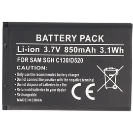 AccuCell Akku passend für Samsung SGH-X150, BST3108BEC /STD