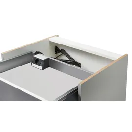 Naber Schuko-Steckdose Silber 1 St.