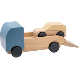SEBRA - Autotransporter mit Auto aus Holz