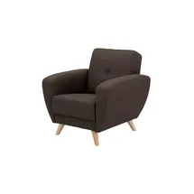 Max Winzer Sessel Jerry Flachgewebe 83 x 85 x 0 cm Braun