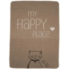 David Fussenegger Haustierdecke Katze 'my happy place' Rauch
