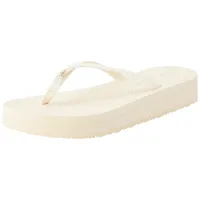 Tommy Hilfiger Damen Flip Flops Beach Sandal Badeschuhe, Weiß (Calico), 41