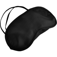 Schlafmaske | Schwarze Augenmaske | Schlafbrille für Damen und Herren | leicht waschbare Schlafmaske mit elastischen Bändern | EUROXANTY Liegekomfort | Schwarz, Einheitsgröße