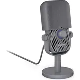 endorfy Solum Voice S Alt Gray dunkelgrau, USB-C, RGB-Beleuchtung