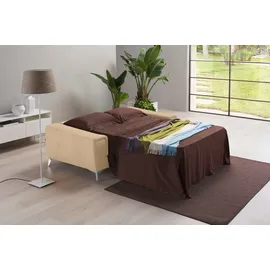 Egoitaliano Schlafcouch Mikrofaser 3-1 Garnitur Beige