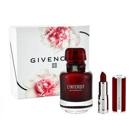 GIVENCHY L’Interdit Rouge Eau de Parfum 50 ml + Mini Le Rouge Deep Velvet N37 Rouge Grainé Geschenkset