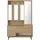 [en.casa] Vesanto Kompaktgarderobe 178x112x36 cm Eiche/braun
