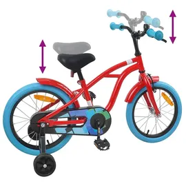 vidaXL Kinderfahrrad 16 Zoll Farbe Rot