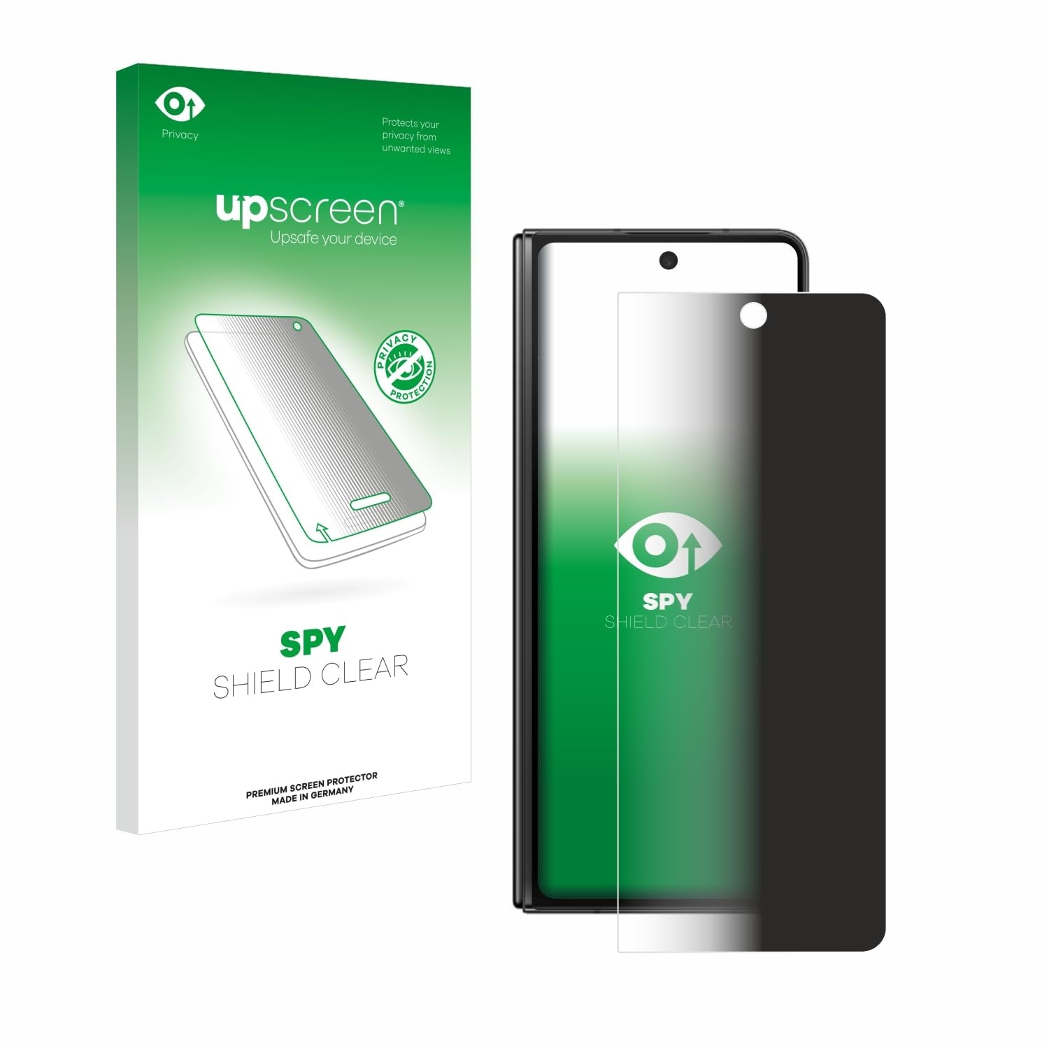upscreen Anti-Spy Blickschutzfolie für Samsung Galaxy Z Fold 5 Privacy Screen Displayschutz-Folie [Sichtschutz, Blaulichtfilter]