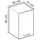 Vicco Vicco, Hängeschrank, R-Line (30 x 31 x 60 cm,