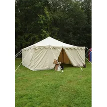 Battle-Merchant Ritterzelt Herold 5x5m naturfarben