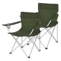 Songmics Campingstuhl 2er Set Grün