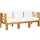 vidaXL 3-Sitzer-Gartenbank 179 x 66 x 69 cm Braun
