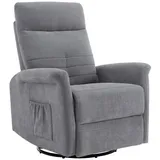 MCombo M MCombo Relaxsessel Fernsehsessel mit Liegefunktion Manuell, Massagesessel mit Wärmefunktion, tv Sessel mit Wippfunktion & Drehfunktion, 270°