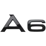 Audi Modellbezeichnung in Schwarz Heck A6 4K0071803