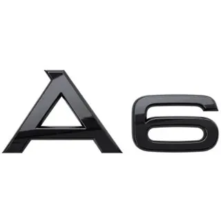 Audi Modellbezeichnung in Schwarz Heck A6 4K0071803