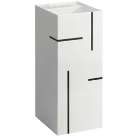 Laufen Kartell Waschtisch freistehend, ohne Überlauf, ohne Hahnloch,
