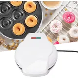 Mini-donut-fritteuse 1200 W [mano] Aluminium Abs 20 Cm 7-teilig Weiß Antihaftbeschichtung Sicherheit